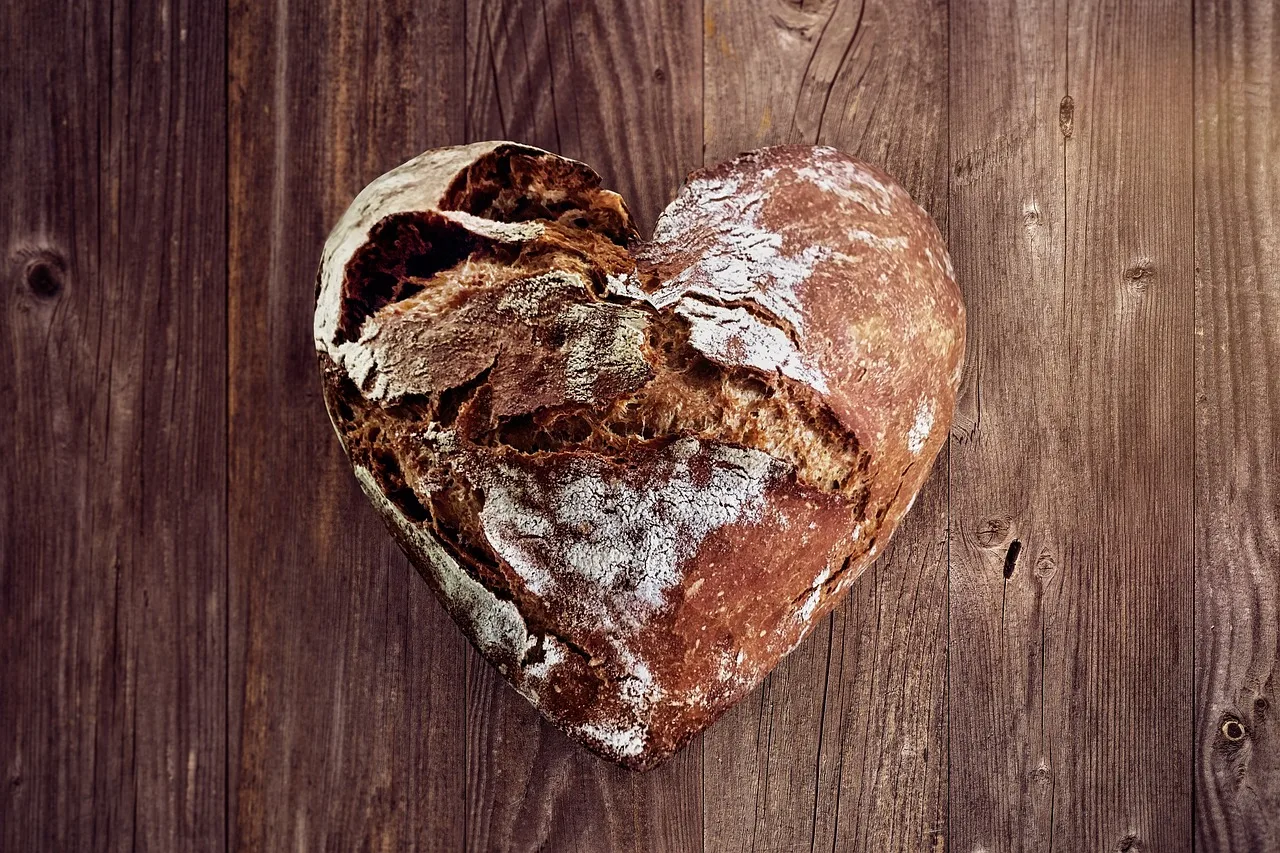 loaf, love, heart, to bake, baker, bakery, happiness, meal, creative, hobby, food, gratitude, bread time, yummy, wooden table, wooden board, wood, loaf, baker, baker, baker, bakery, bakery, bakery, bakery, bakery